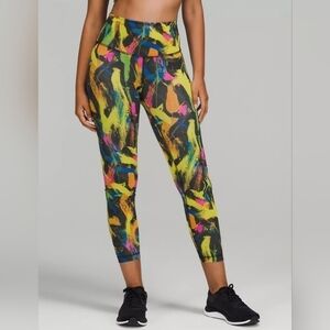 Lululemon Wunder Train Contour Fit High-Rise Tight 25" Undertone Multi Size 4